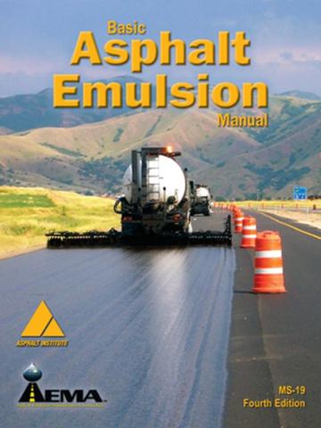 Cover of MS-19 Basic Asphalt Emulsion Manual