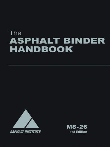 Cover of MS-26 Asphalt Binder Handbook